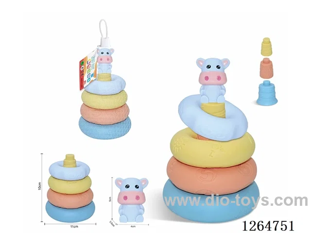 Ring-Toss Finger Puppets Forest Animals (Cow) 8PCS