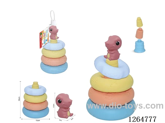 Ring-Toss Finger Puppets Dinosaurs 8PCS