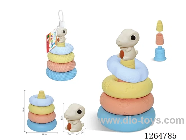 Ring-Toss Finger Puppets Dinosaurs 8PCS