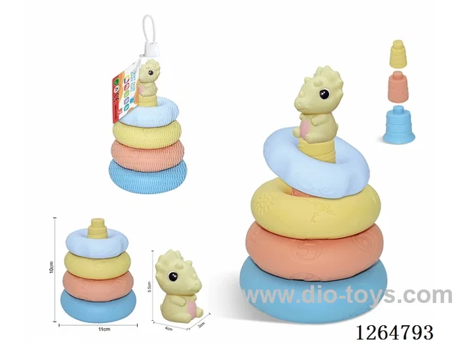 Ring-Toss Finger Puppets Dinosaurs 8PCS