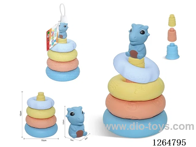 Ring-Toss Finger Puppets Dinosaurs 8PCS