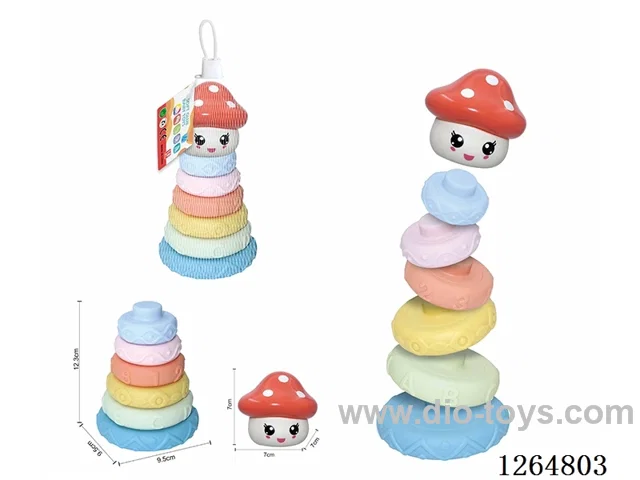 Soft Rubber Stacking Game 8PCS