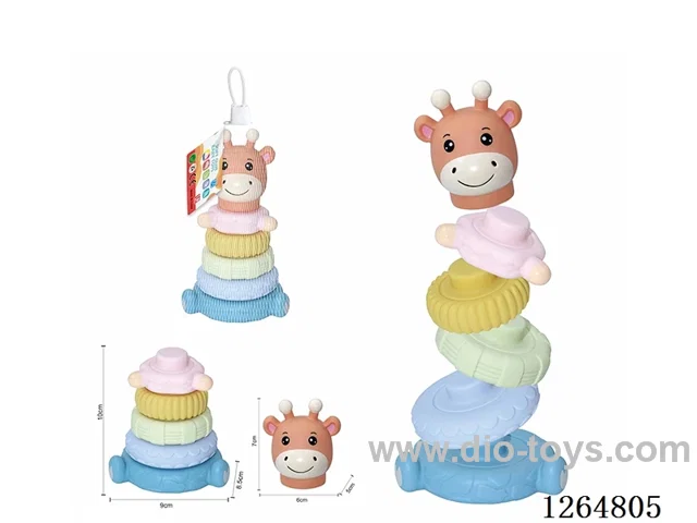Soft Rubber Stacking Game 6PCS