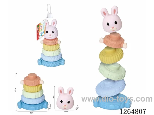 Soft Rubber Stacking Game 6PCS