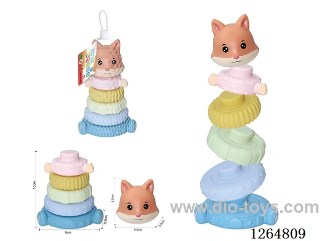 Soft Rubber Stacking Game 6PCS