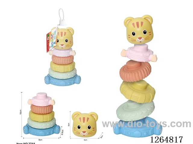Soft Rubber Stacking Game 6PCS