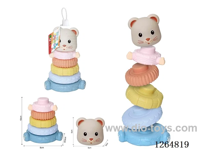 Soft Rubber Stacking Game 6PCS