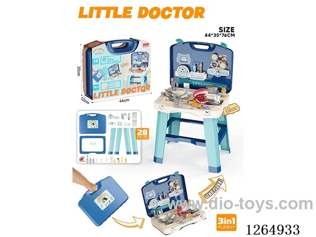 3-in-1 Medical Station Handbag 35PCS