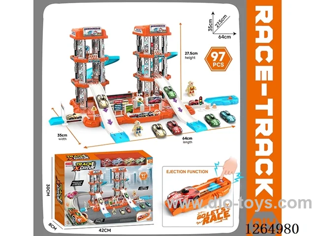 Catapult Track Car Racing 97PCS