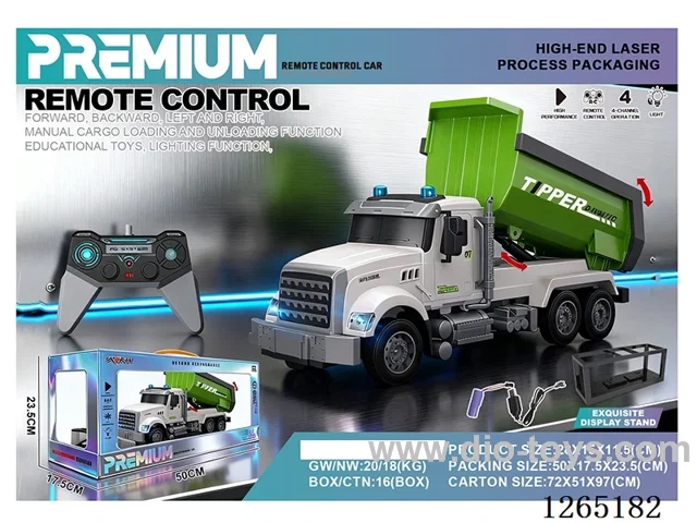 1:14 RC car with light included battery