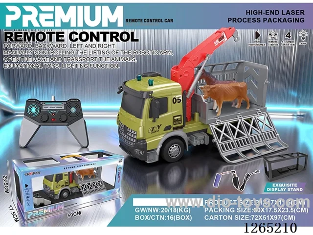 1:14 RC car with light included battery