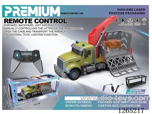 1:14 RC car with light included battery