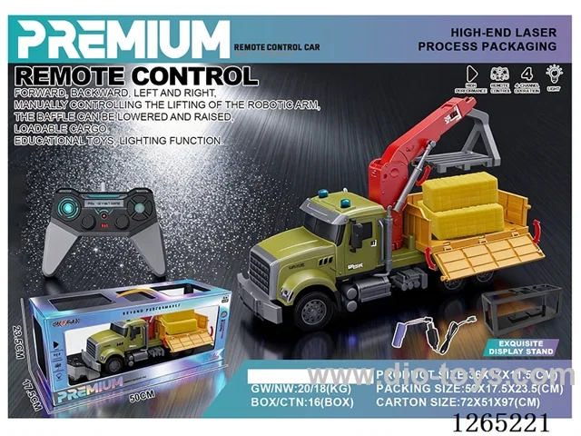 1:14 RC car with light included battery