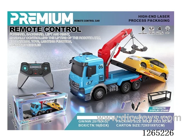 1:14 RC car with light included battery