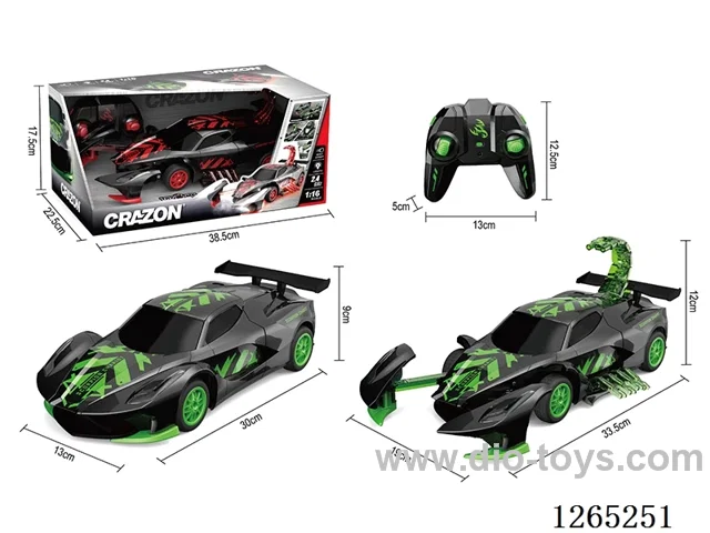 2.4G RC Transformer Car W L/M/spray included battery