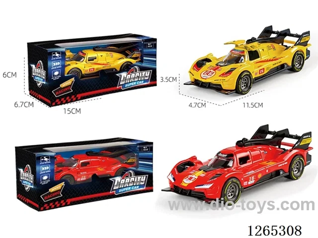 1:36 pull back alloy car 2 colors