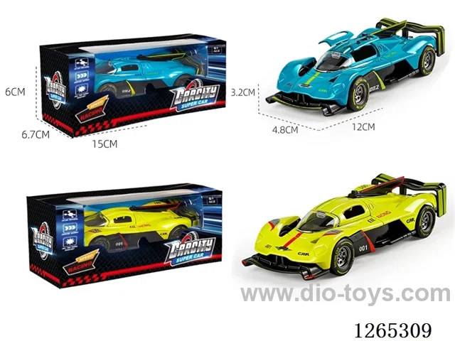 1:36 pull back alloy car 2 colors