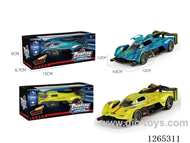 1:36 pull back alloy car 2 colors