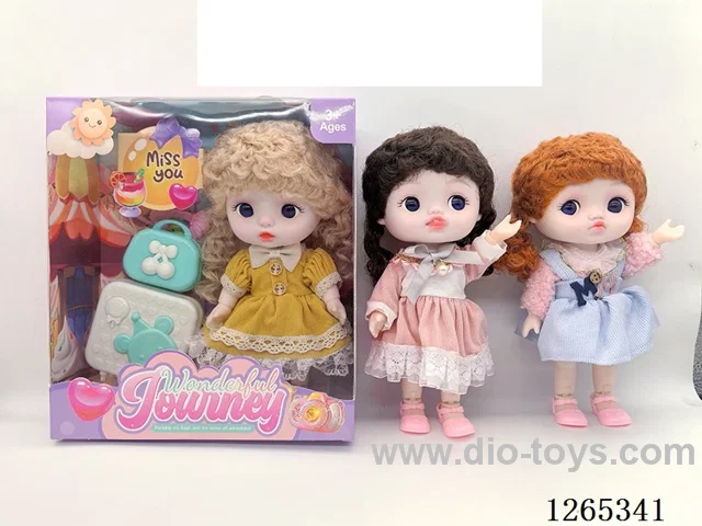 8 inch doll 3 mixed