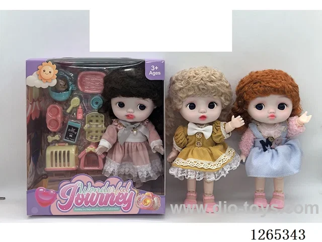 8 inch doll 3 mixed
