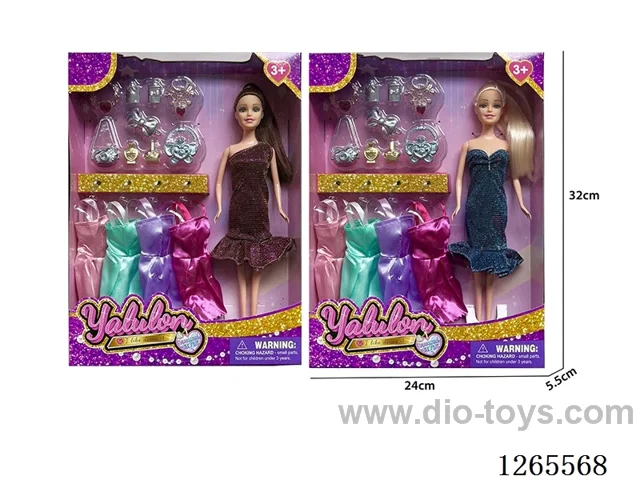 11.5 inch Barbie set 2 mixed