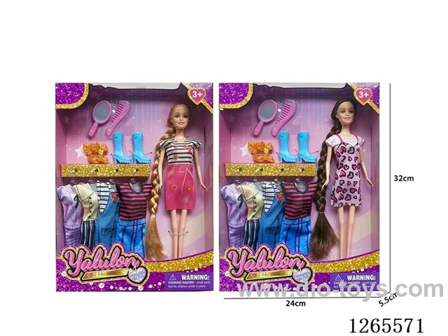 11.5 inch Barbie set 2 mixed