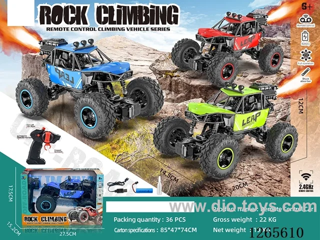 2.4G RC car with spray included battery 3 colors