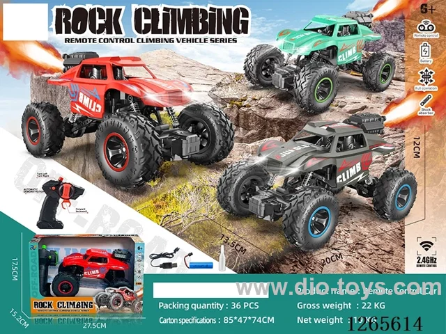2.4G RC car with light/spray included battery 3 colors