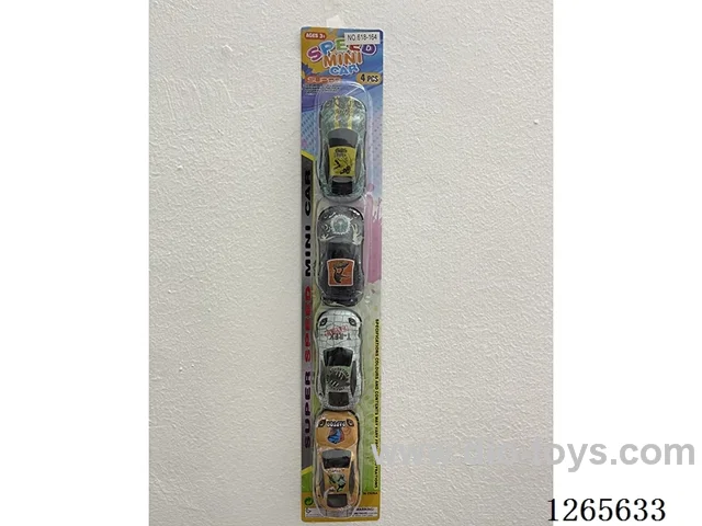 pull back alloy car 4PCS
