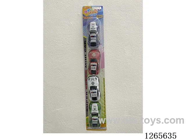 pull back alloy car 4PCS