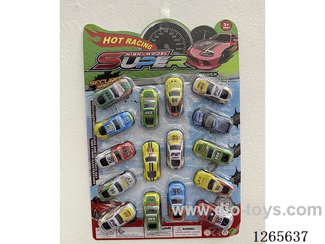pull back alloy car 16PCS