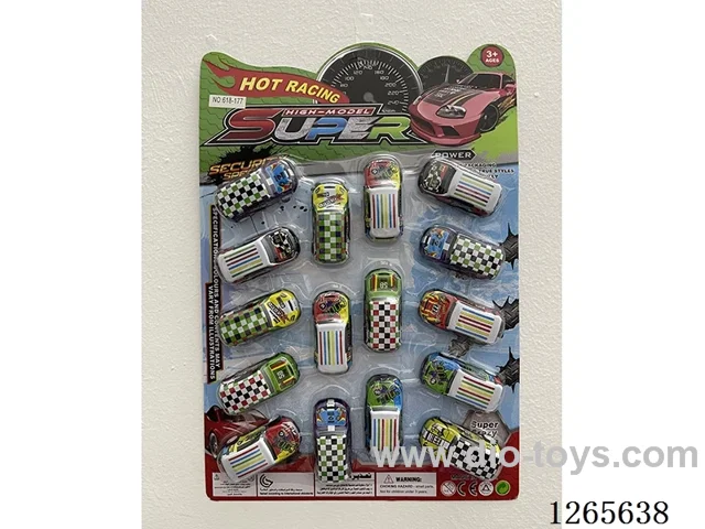 pull back alloy car 16PCS