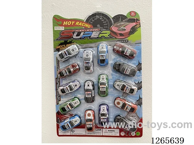 pull back alloy car 16PCS