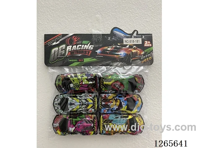 pull back alloy car 6PCS