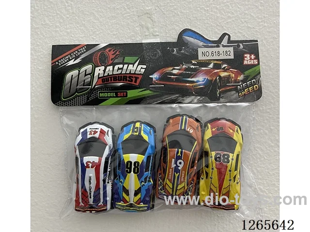 pull back alloy car 4PCS