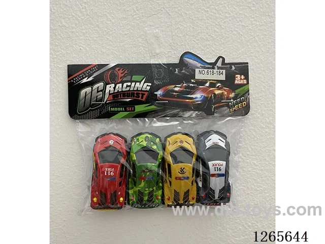 pull back alloy car 4PCS