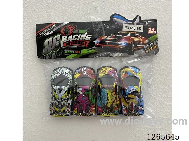 pull back alloy car 4PCS