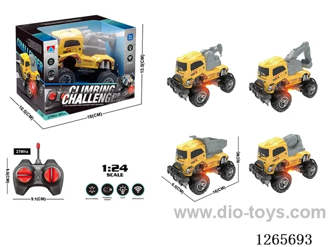 1:24 4ch rc car with light not included battery 4 mixed