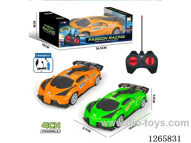 4ch 27MHZ RC car included battery 2 colors