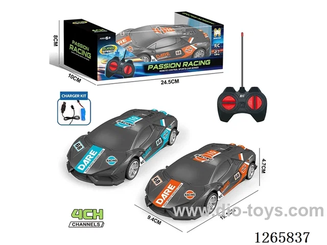 4ch 27MHZ RC car included battery 2 colors