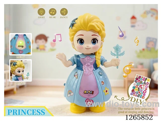 B/O dancing Princess W L/M not included battery