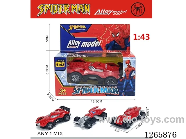 1:43 pull back alloy car