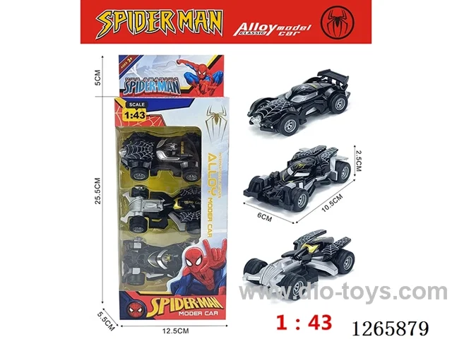 1:43 pull back alloy car 3PCS
