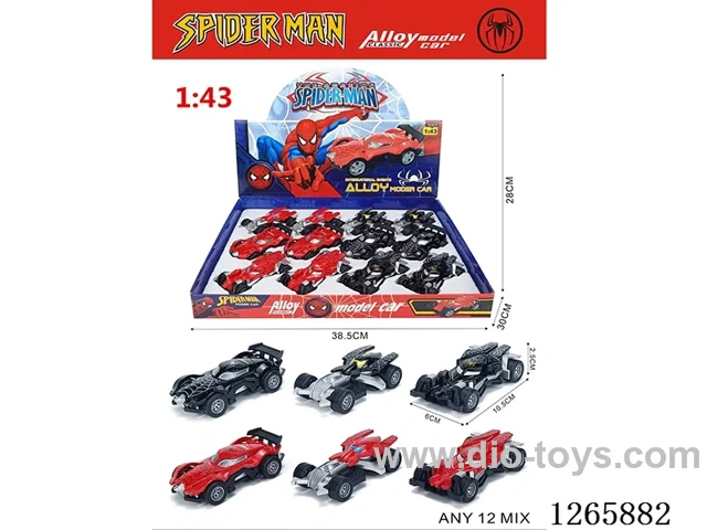 1:43 pull back alloy car 12PCS