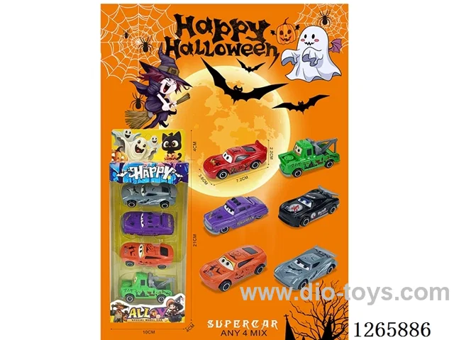 1:64 free wheel alloy car 4PCS