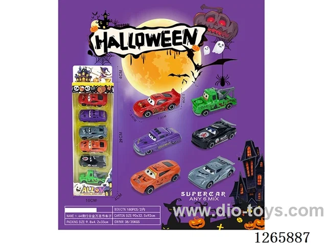 1:64 free wheel alloy car 6PCS