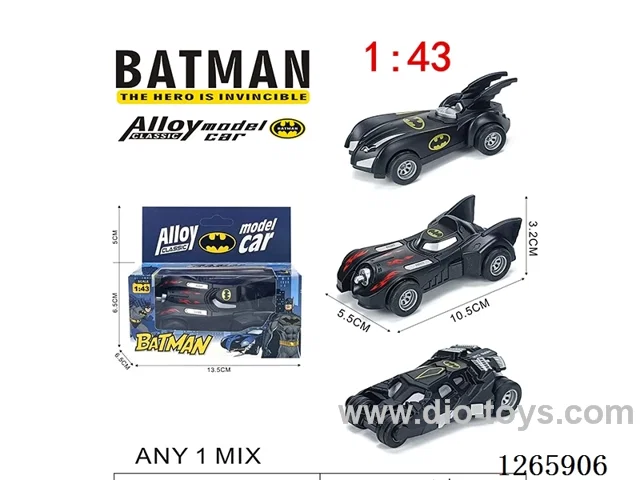 1:43 pull back alloy car