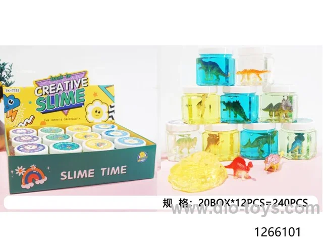 crystal mud in 12pcs display box