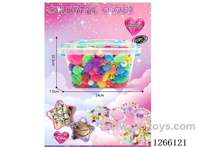 230PCS DIY Beaded Jewelry Set; Bracelet*2, Instruction Manual*1