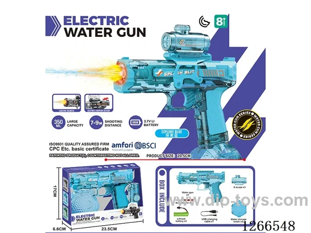 350ML B/O water gun included battery